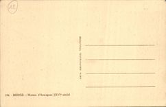 VINTAGE POSTCARD Rodez House of Armagnac