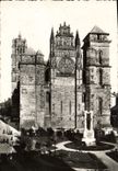 VINTAGE POSTCARD Rodez Cathedral and place of weapons
