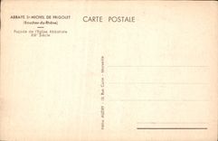 CPA Abbaye St Michel de Frigolet Facade de l'eglise abbatiale