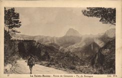 De la VENDIMIA de la POSTAL camino de los beaumes Sainte del pico de Gemenos de Bretaña