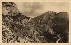 VINTAGE POSTCARD the Verdon Around Aiguines