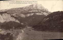 CPA Environs d'Aix Champ De Tir de Roques Hautes Croix De Provence