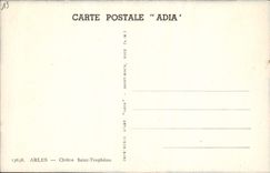 VINTAGE POSTCARD Arles Holy Cloister Tropheme