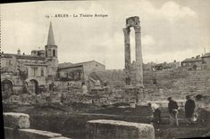 CPA Arles Le Theatre Antique