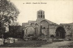 CPA Arles Chapelle des Aliscamps