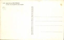 VINTAGE POSTCARD Arles In Provence Cloister St trophime