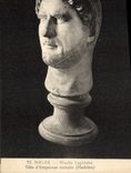 VINTAGE POSTCARD concise Arles Museum Roman Head of emperor Hadrian