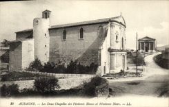 CPA Aubagne Les deux chapelles des penitents blancs et penitents noirs