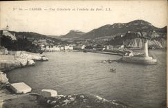 VINTAGE POSTCARD Blackcurrant View and the entry of the port