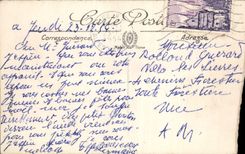 VINTAGE POSTCARD Blackcurrant entered of the port