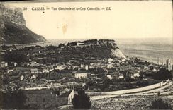 CPA Cassis Vue generale et cap canaille