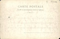 VINTAGE POSTCARD Concise Arles Museum detail of right-hand side