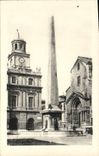 CPA Arles Obelisque en granit d'Egypte se dresse sur la place de la Republique