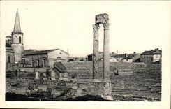 VINTAGE POSTCARD Arles On the Ancient Rhone Theater