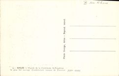 CPA Arles Facade de la Cathedrale St Trophime