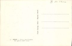 VINTAGE POSTCARD Arles Cloister St Trophime