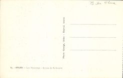 VINTAGE POSTCARD Arles Alyscamps Arch of At Accurse