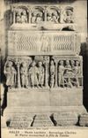 VINTAGE POSTCARD Concise Arles Museum Christian Sarcophagus St Pierre ressuscitant the girl of Tabithe
