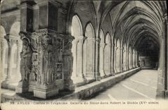CPA Arles Cloitre Saint Trophime Galerie du Decor Dans Robert le Diable
