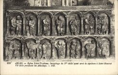 CPA Arles Eglise Saint Trophime Sarcophage du 4eme 