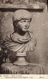 VINTAGE POSTCARD Concise Arles Museum Bust of Marcellus nephew of Auguste