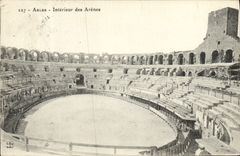 CPA Arles Interieur des Arenes
