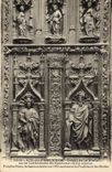CPA Aix en Provence Detail de la Porte de la Cathedrale St Sauveur