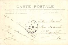 Aix de la POSTAL de la VENDIMIA en el valle de Provence del arco y del viaducto del ferrocarril