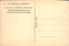 CPA St Remy de Provence Le plateau des Antiquites vu des Alpilles