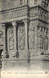 CPA Arles Eglise Ste Trophime Statues du porche