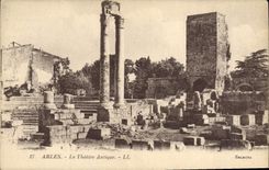 CPA Arles Le Theatre Antique