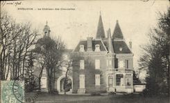 VINTAGE POSTCARD Marlieux the Castle of Creuzettes