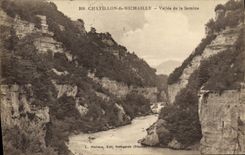 VINTAGE POSTCARD Chatillon de Michaille Valley of Semine