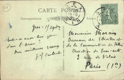 VINTAGE POSTCARD Gex View of and the Mount of Mourex