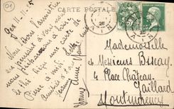 VINTAGE POSTCARD Gex Church and Vue on the Sickle