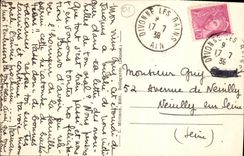 VINTAGE POSTCARD Gex the Sickle Leman and Mont Blanc Seen of the Collar of the Sickle