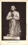 VINTAGE POSTCARD Statue of the cure of Ars