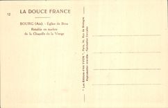 CPA Bourg Eglise De Brou Retable en Marbre de la Chapelle de la Vierge
