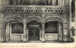 VINTAGE POSTCARD Borough Church the jube