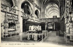 CPA Bourg Eglise de Brou Le Choeur