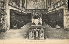 CPA Bourg Eglise de Brou Le Choeur