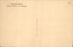 VINTAGE POSTCARD Bellegarde Loss of the Rhone Stoppings