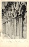 VINTAGE POSTCARD Soissons Abbey Jean Saint of the Vines Gallery of the Platform 1st stage