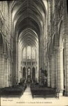 VINTAGE POSTCARD Soissons the Great Nave of the Cathedral