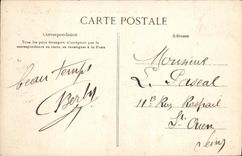 VINTAGE POSTCARD Soissons Seen on Aisne taken of the Mall