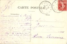 VINTAGE POSTCARD Soissons Tours of St Jan of the Vines