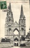 VINTAGE POSTCARD Soissons Ruins of the Abbey Jean Saint of the Vines