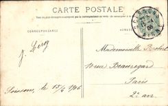 VINTAGE POSTCARD Soissons Entered of the Garden of Horticulture