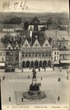 VINTAGE POSTCARD Saint Quentin the Town hall Panorama