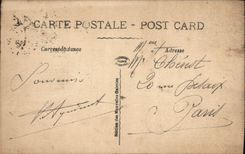 VINTAGE POSTCARD Saint Quentin in Ruins Street Saint Andre Militaria